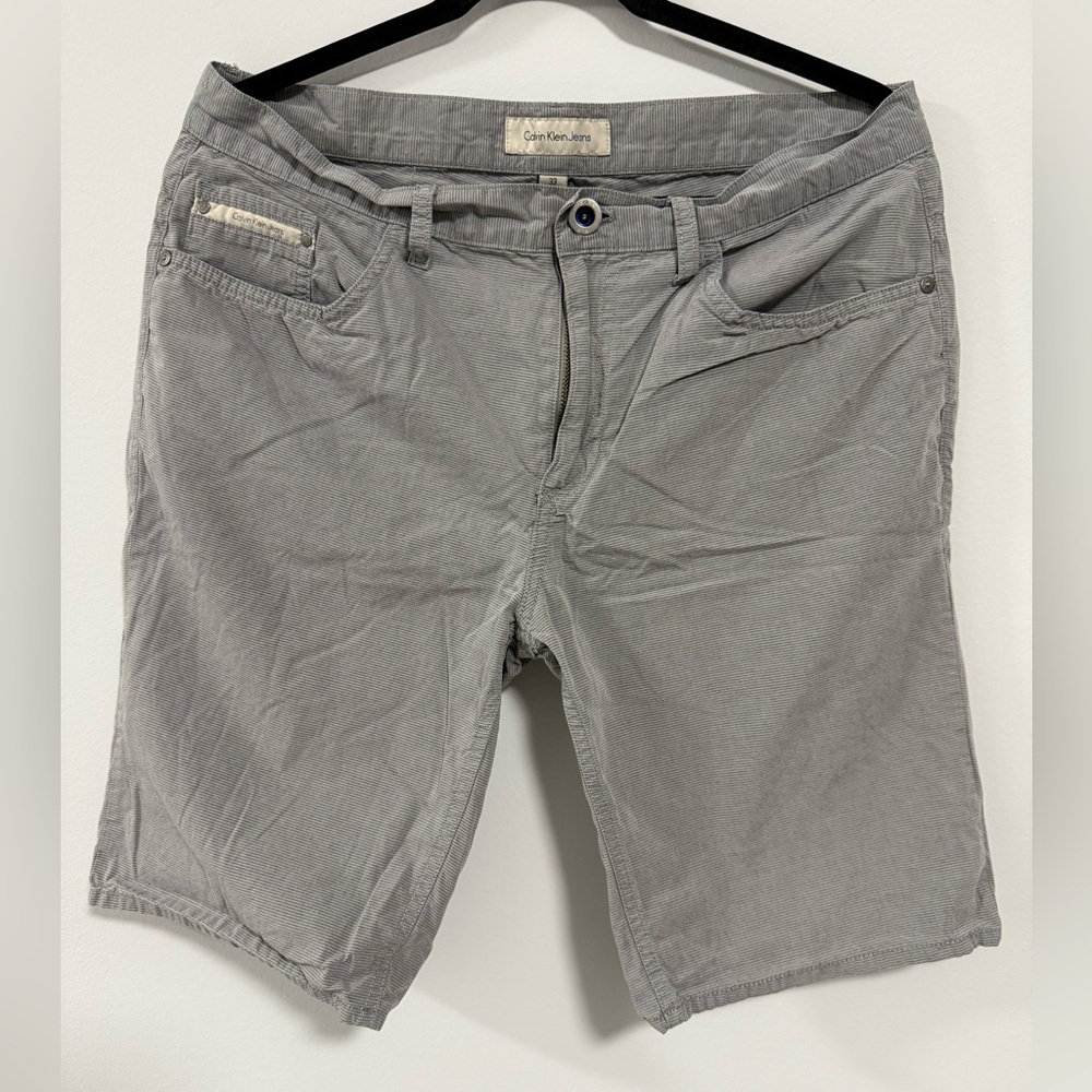 Calvin Klein Jeans Gray Flat Front Casual Shorts